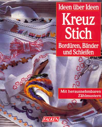 Kreuzstich - Bordren, Bnder und Schleifen von Marlies Busch